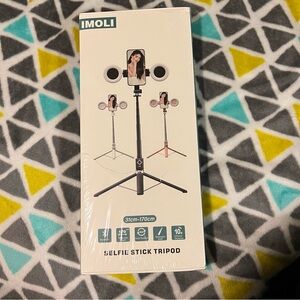 Black Selfie Stick Tripod